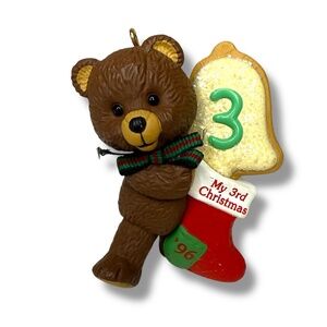 Hallmark Childs Age‎ Collection My 3rd Christmas Christmas Ornament 1996